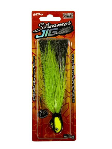 Isca Artificial Marine Sports Streamer Jig 10gr By Johnny Hoffmann Cor 03 C