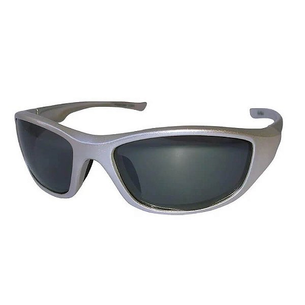 Óculos Polarizado Pro Tsuri Iron Lente Grey Mirror Armação Prata (10P0032)