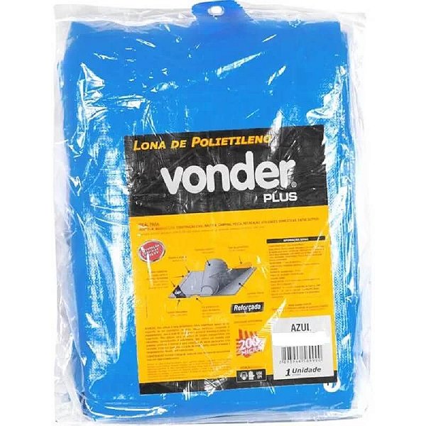 Lona de Polietileno Vonder Plus 200 Micra