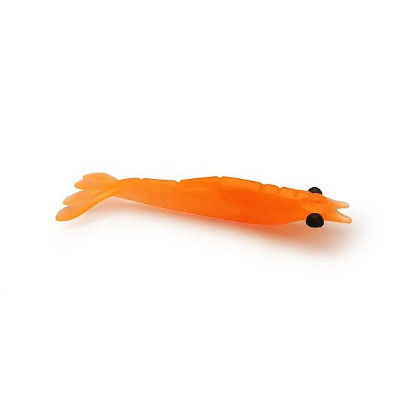 Isca Artificial Monster 3X Camarão Ultrasoft - 7,5 cm Cor Orange