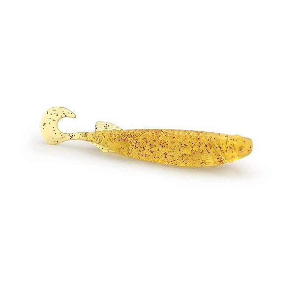 Isca Artificial Monster 3X E-Shad 9 cm Pacote com 5 Unidades Cor Red Chá