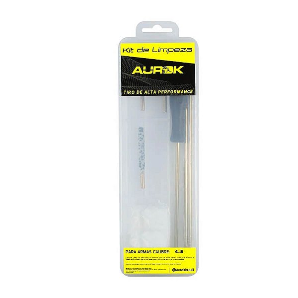 Kit de Limpeza Aurok para Carabina de Pressão Calibre 4.5mm