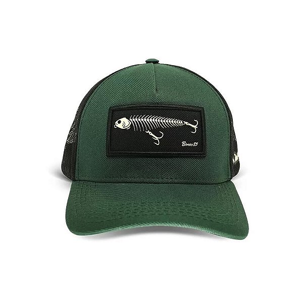 Boné Premium Presa Viva Ref. 22 Verde Preto