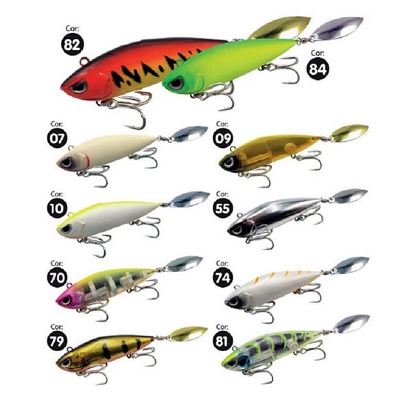 Isca Artificial Yara Encrenca Spin 7 cm 17 gr