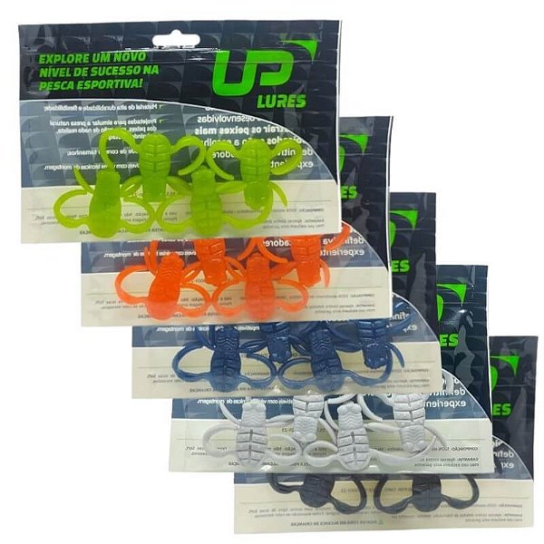 Isca Artificial UP Lures Alienigena - 4,5 cm - 8 gr - Pacote com 4 un -
