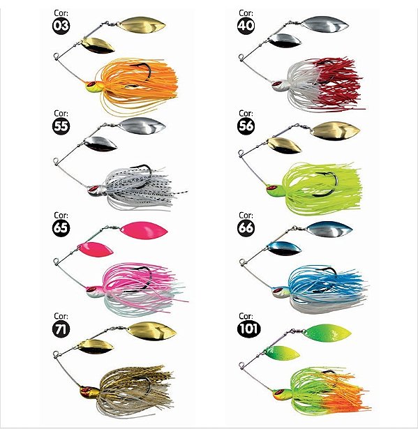 Isca Artificial Yara King Spinner 18 gr 4/0 By Eduardo Monteiro