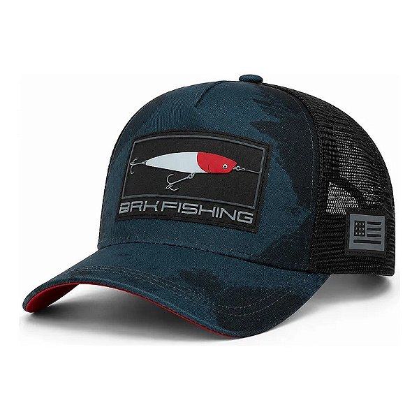 Boné BRK Fishing Bait Azul BA0166