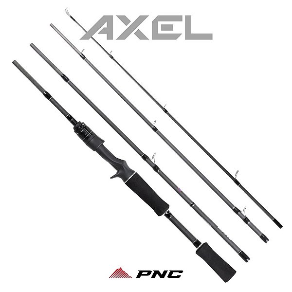 Vara para Carretilha Pinnacle Axel AX-C604H - (1,83 m) - 12-25 Libras (4 partes)