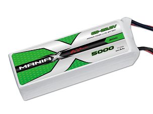 ManiaX 6S 5000mAh 30C 22.2V Lipo