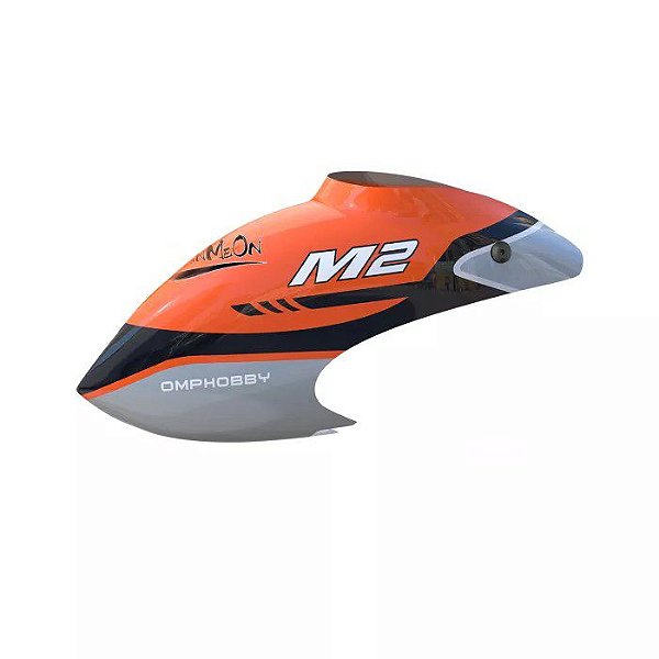 OMPHOBBY M2 Replacement Parts Canopy Set-Cham Orange For M2 2019/V2 OSHM2040
