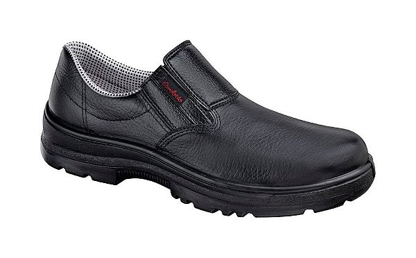 Sapato Couro Vaqueta Conforto SV62-502 Bico PVC