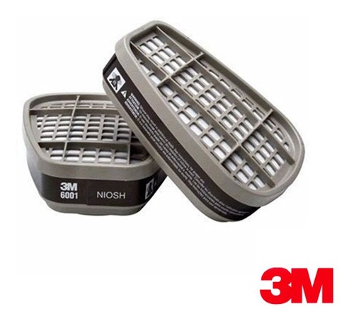 Cartucho 3M 6001 Vapores Orgânicos classe 1 ( 01  Par )