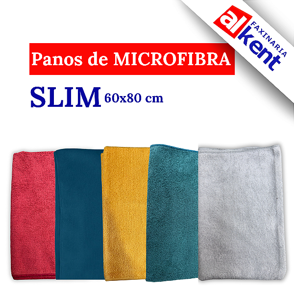 Pano de Chão Microfibra Slim 60x80cm Nobre