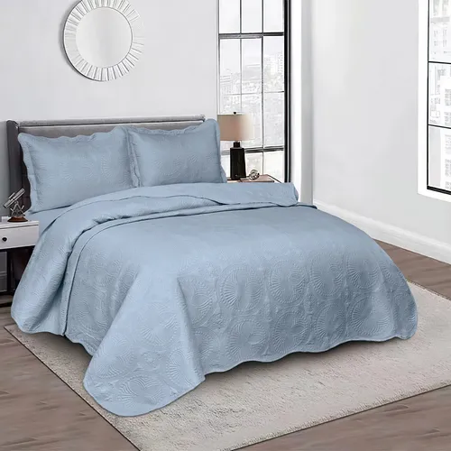 Colcha Agra Casal Azul