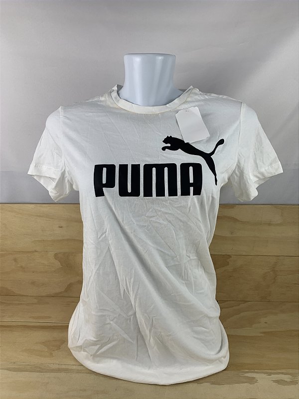 Camiseta Ls Puma Ess Logo Tee #DescontoExtra