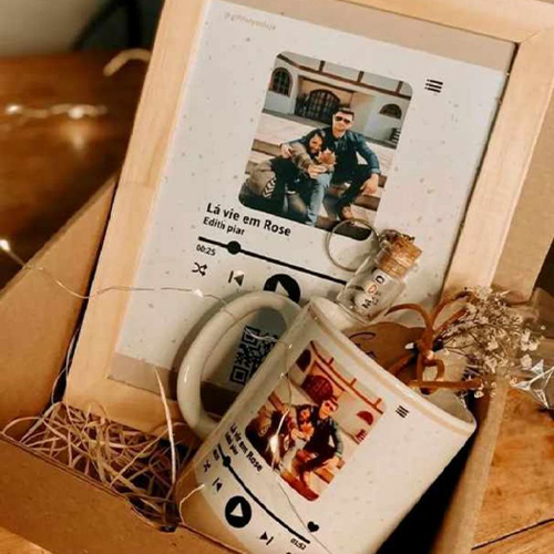 Kit Namorados - Box I (Quadro e Caneca)