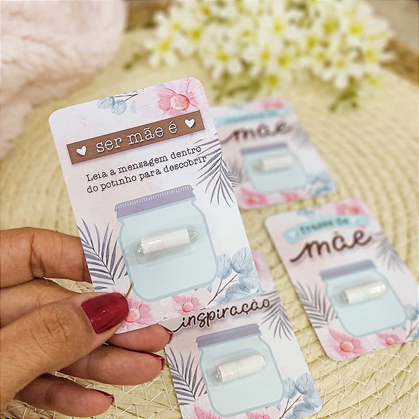 Cartão Mensagem com Capsula