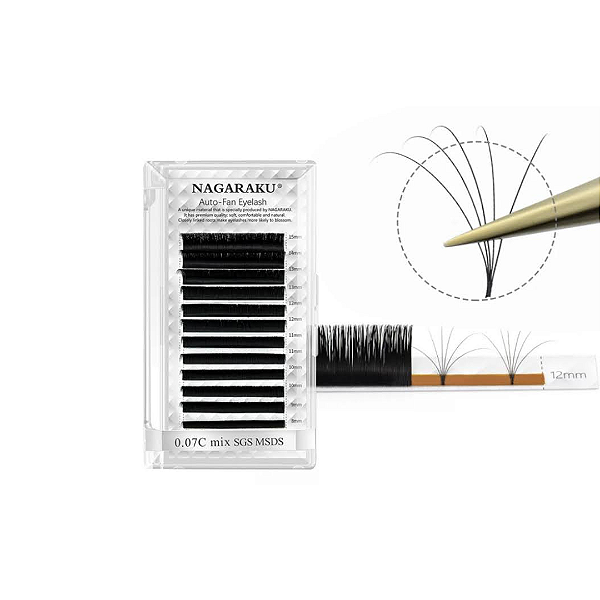 Cílios Auto fan Volume Russo Nagaraku
