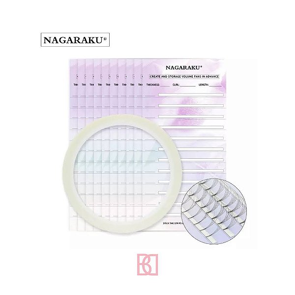 Placa suporte para organização fan nagaraku 10un