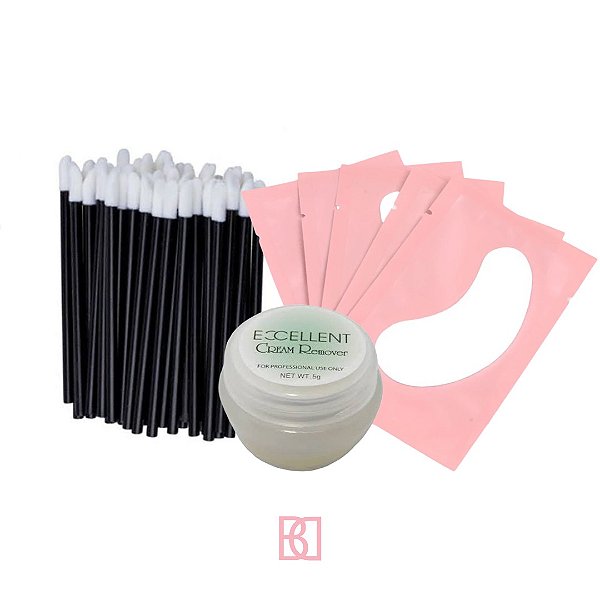 Kit para remoção extensão de cílios