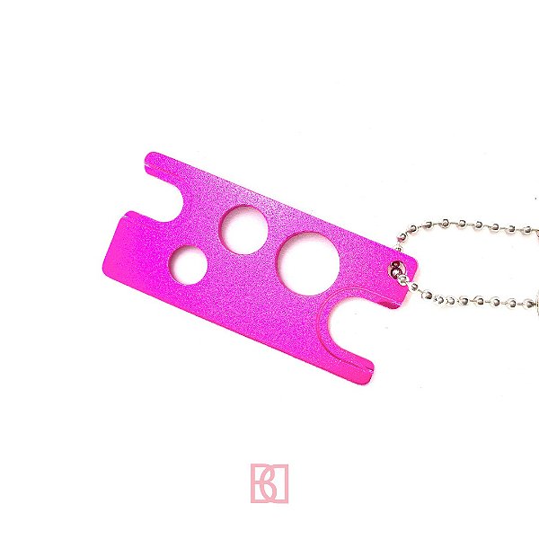 Extrator para bico de cola aço rosa pink