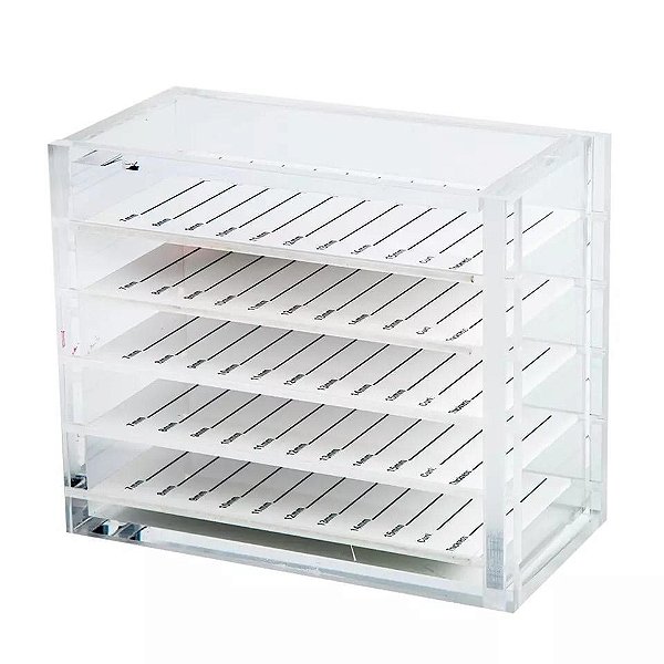 Box lash em acrílico organizador de cílios