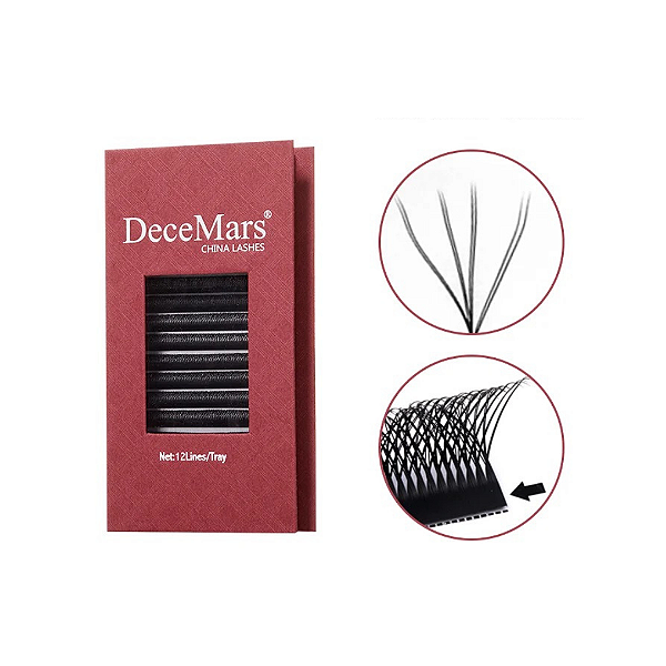 Cílios Decemars W 8D – Volume Egípcio Avançado