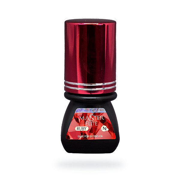 Cola Master Elite Ruby – Secagem Ultrarápida e Alta Retenção