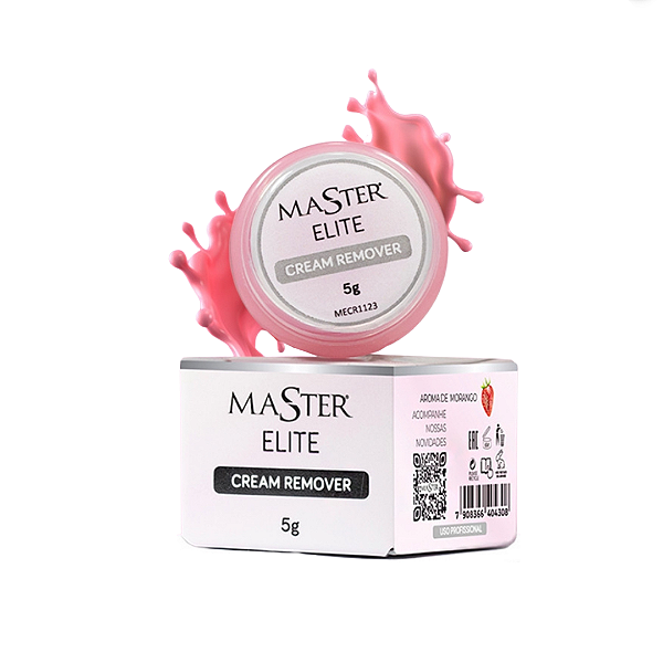 Removedor de Extensão de Cílios Master Elite 5g - Morango