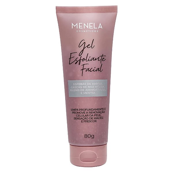 Gel esfoliante para o rosto Menela