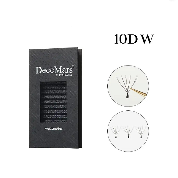 Cílios Decemars W 10D - W 5D duplo