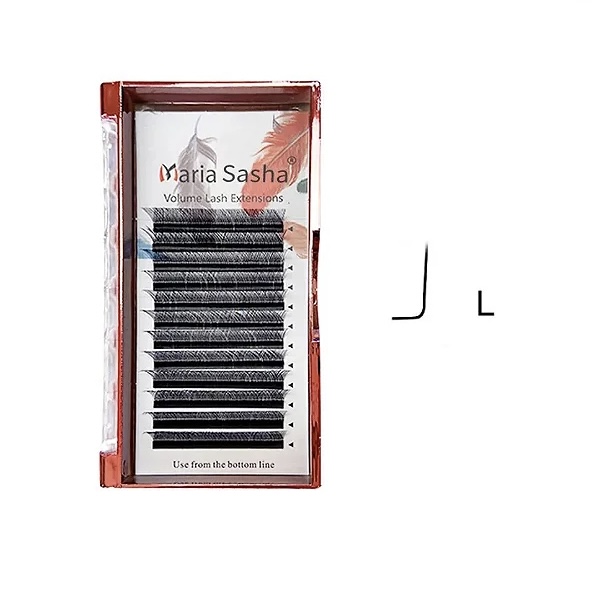 Cílios Maria Lashes W 4D Curvatura L – Volume Fox Eye (0,07 mm)