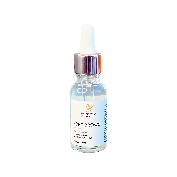 Sérum fort brows para crescimento das sobrancelhas 20ml GG Beauty