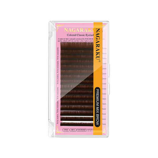 Cílios Nagaraku Premium Marrom  – Volume Russo