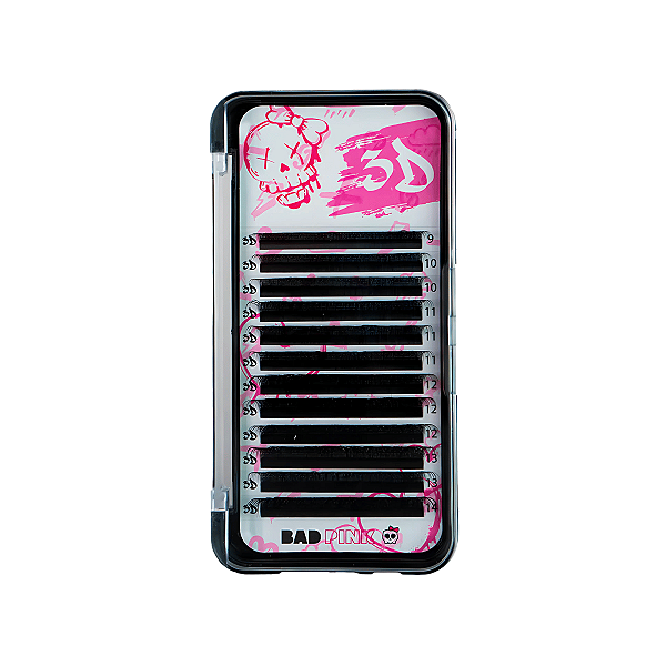 Cílios Bad Pink W 3D – Volume Egípcio com Fan Pronto