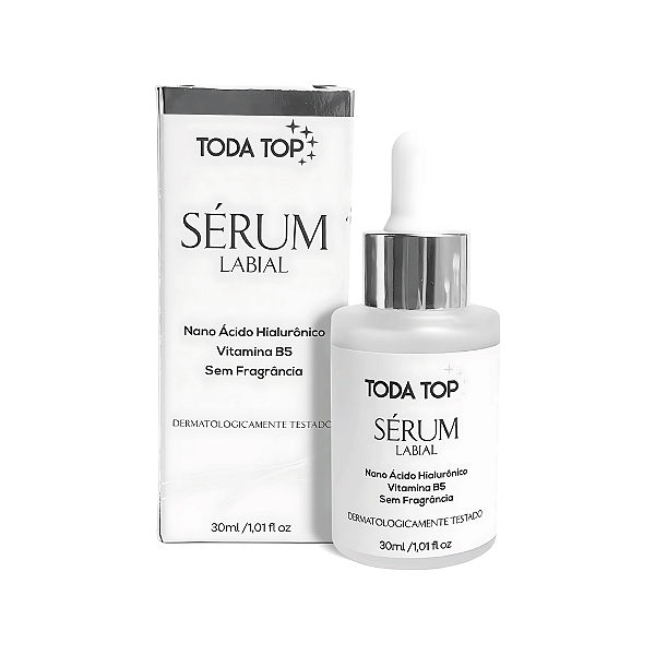 Sérum Labial Nano Ácido Hialurônico Toda Top 30ml