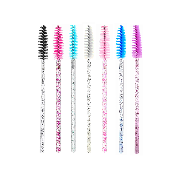 Escovinhas Descartáveis com Glitter – Pacote com 50 unidades