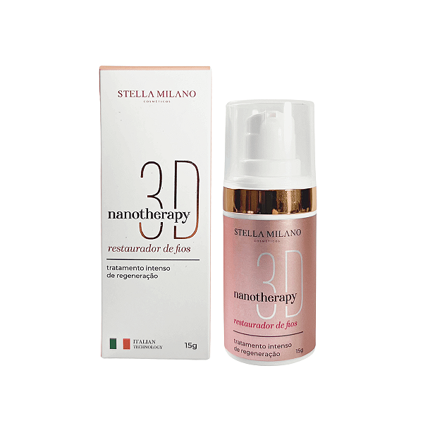 Nanotherapy 3D Stella Milano 15g - Restaurador de Fios