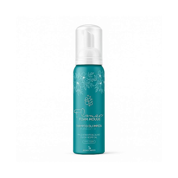Espuma de Limpeza JD Lash Flowers Foam Mousse 150ml
