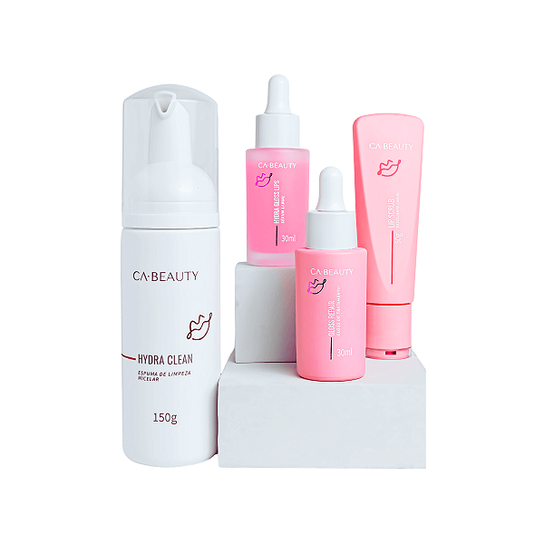 Kit Hydra Gloss Lips CA Beauty — Tratamento Labial Profissional + Curso (Limitado)
