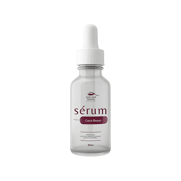 Sérum Coco Boost Lash and Beauty 30ml — Nutrição e Hidratação Profunda dos Lábios