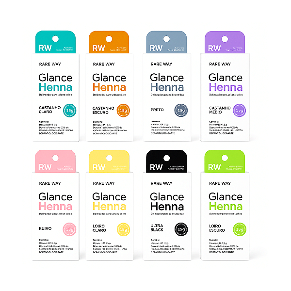 Henna para Sobrancelhas Glance Mini 1,5g — Rare Way
