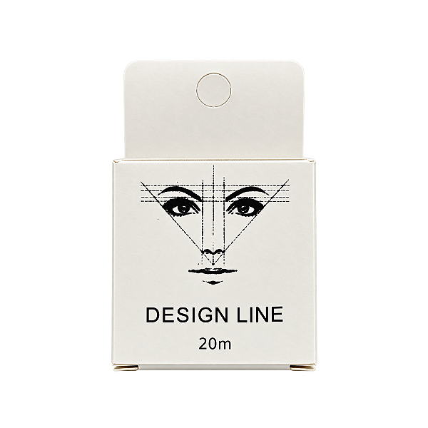 Linha Pigmentada Branca para Marcação e Design de Sobrancelhas