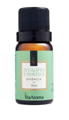 Essência Eucalipto e Hortelã Via Aroma - 10ml