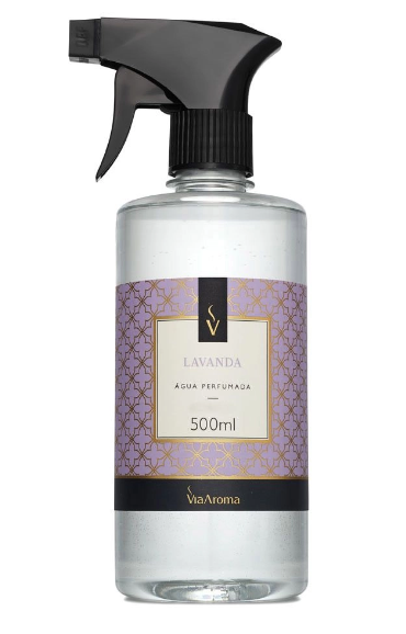 Água Perfumada Lavanda Via Aroma - 500ml