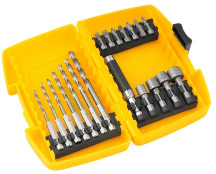 Jogo combinado, brocas e bits, com 19 peças, 53.53.019.000 VONDER