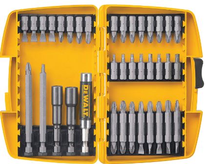 Jogo de bits/ponteiras, com 37 peças, DW2163 DEWALT