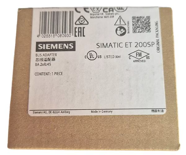 Bus Adapter Ba 2xrj45 6es7193-6ar00-0aa0 Siemens