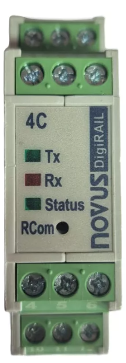 Módulos De I/o Modbus Digirail 4c Rs 485 - 8811400101 Novus