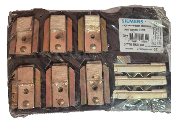 Jogo De Contatos principais P/ Contator 3TB56, 3TY6560-0A Siemens